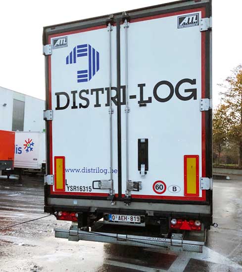 gereinigde vrachtwagen